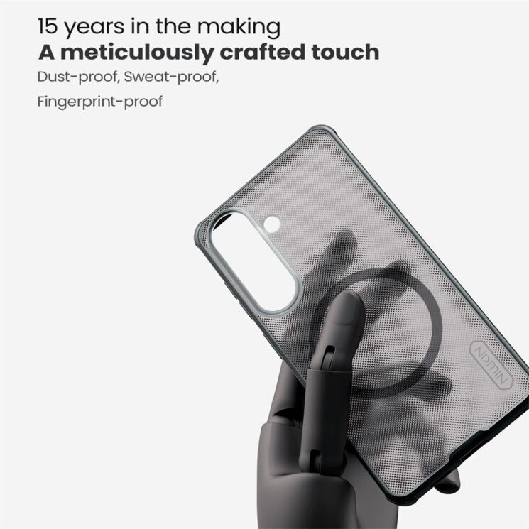 Защитный чехол NILLKIN Super Frosted Shield Pro Magnetic для Samsung Galaxy S26 - Black: фото 8 из 16