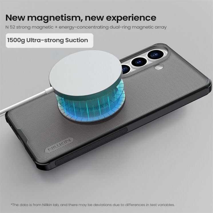 Защитный чехол NILLKIN Super Frosted Shield Pro Magnetic для Samsung Galaxy S26 - Black: фото 12 из 16