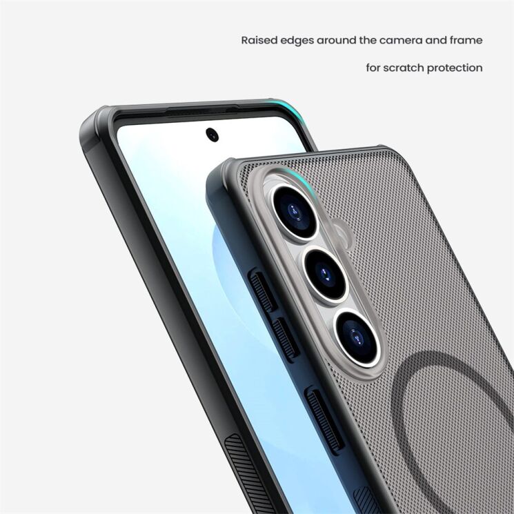 Защитный чехол NILLKIN Super Frosted Shield Pro Magnetic для Samsung Galaxy S26 - Black: фото 11 из 16