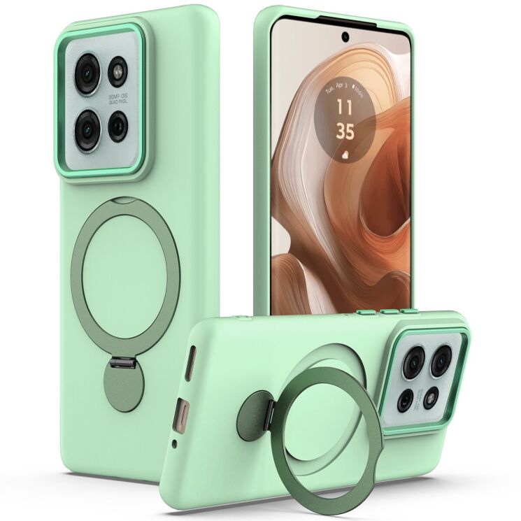 Захисний чохол Reframe Draco Casе для Motorola Moto G75 - Green: фото 1 з 8