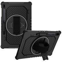 Защитный чехол Reframe Kickstand Strap для Samsung Galaxy Tab S7 FE / S7 Plus / S8 Plus / S9 Plus (T730/736/800/806/970/975/810/816) - Black: фото 1 из 19