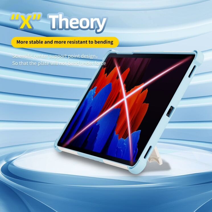 Защитный чехол Reframe Kickstand Strap для Samsung Galaxy Tab S7 FE / S7 Plus / S8 Plus / S9 Plus (T730/736/800/806/970/975/810/816) - Green: фото 10 из 19