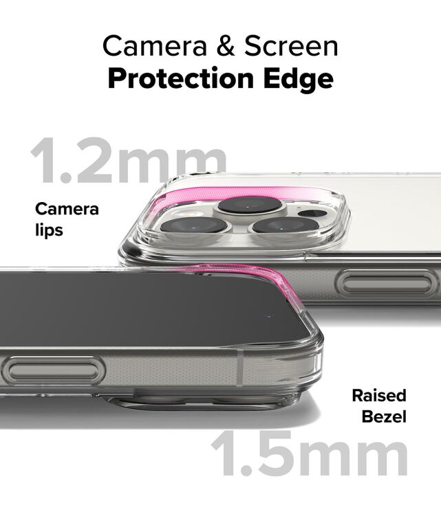 Защитный чехол Ringke Fusion для Apple iPhone 16 Pro (8809961789762) - Clear: фото 8 из 12