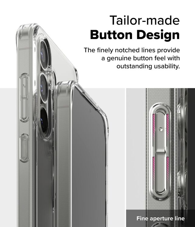 Захисний чохол Ringke Fusion для Samsung Galaxy S25 Plus (S936) 8800274968486 - Clear: фото 9 з 12