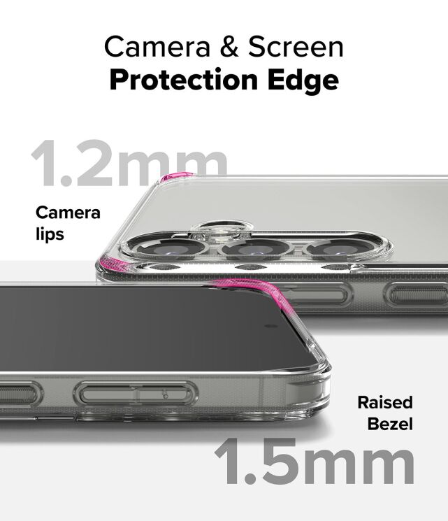 Захисний чохол Ringke Fusion для Samsung Galaxy S25 Plus (S936) 8800274968486 - Clear: фото 6 з 12