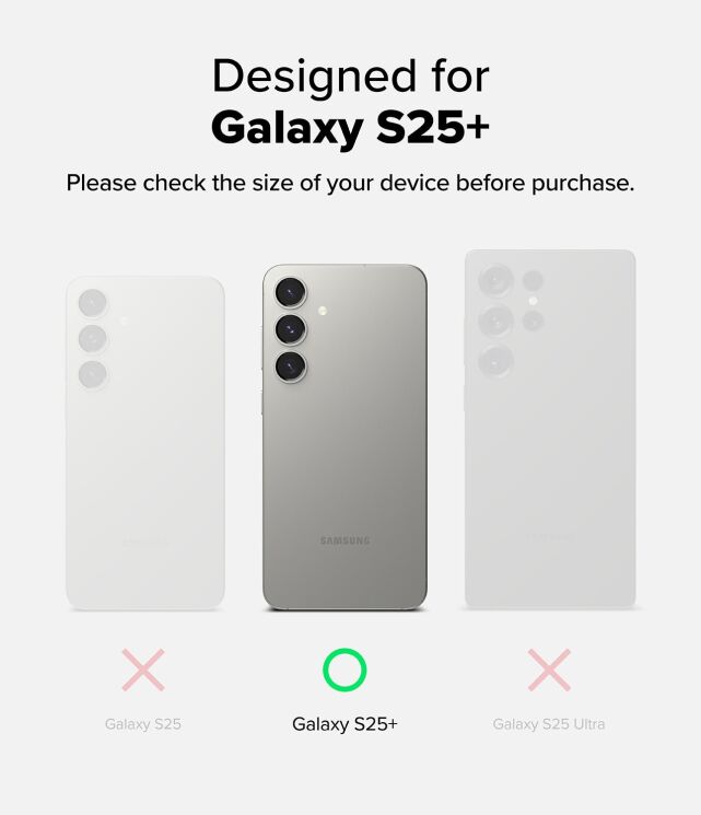 Захисний чохол Ringke Fusion для Samsung Galaxy S25 Plus (S936) 8800274968486 - Clear: фото 3 з 12