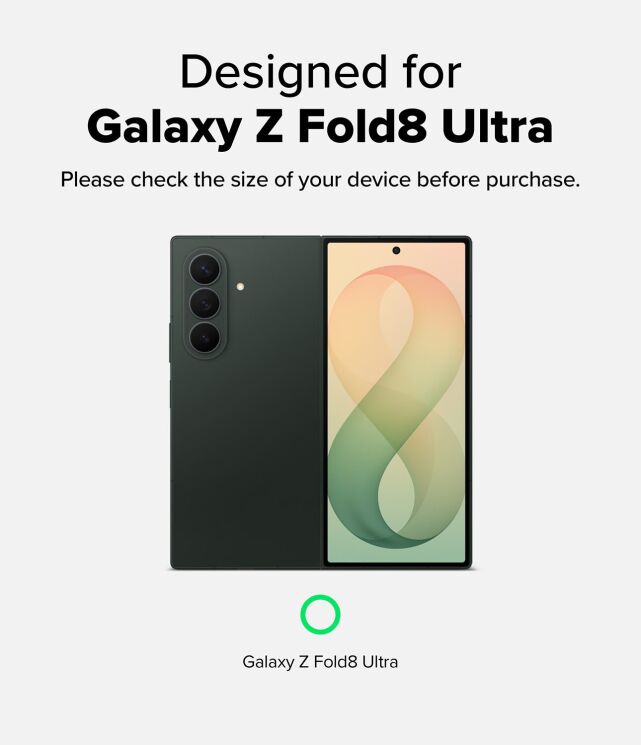 Защитный чехол Ringke Fusion Magnetic (FF) для Samsung Galaxy Fold 8 Ultra (8800328819283) - Clear: фото 3 из 20