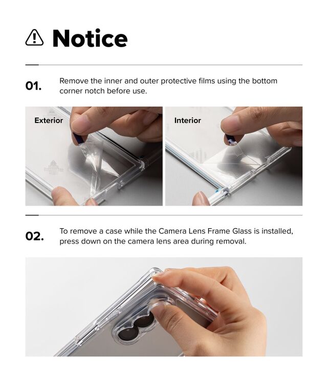 Защитный чехол Ringke Fusion Magnetic (FF) для Samsung Galaxy Fold 8 Ultra (8800328819283) - Clear: фото 17 из 20