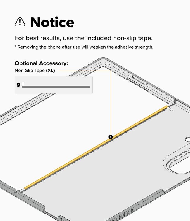 Защитный чехол Ringke Fusion Magnetic (FF) для Samsung Galaxy Fold 8 Ultra (8800328819283) - Clear: фото 16 из 20