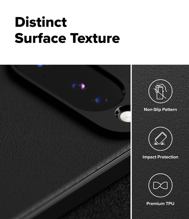 Захисний чохол Ringke Onyx для Google Pixel 10 (8800293857327) - Black: фото 4 з 14