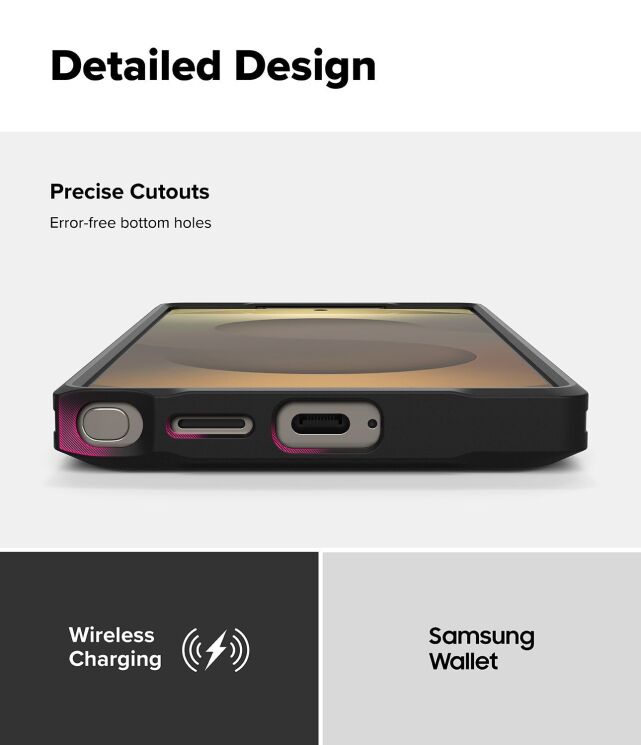 Защитный чехол Ringke UX Magnetic для Samsung Galaxy S25 Ultra (S938) 8800293851684 - Smoke Black (379554SB) Защитный чехол Ringke UX Magnetic для Samsung Galaxy S25 Ultra (S938) 8800293851684 - Smoke Black: фото 15 из 19