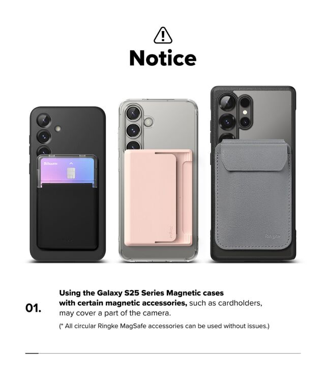 Защитный чехол Ringke UX Magnetic для Samsung Galaxy S25 Ultra (S938) 8800293851684 - Smoke Black (379554SB) Защитный чехол Ringke UX Magnetic для Samsung Galaxy S25 Ultra (S938) 8800293851684 - Smoke Black: фото 17 из 19