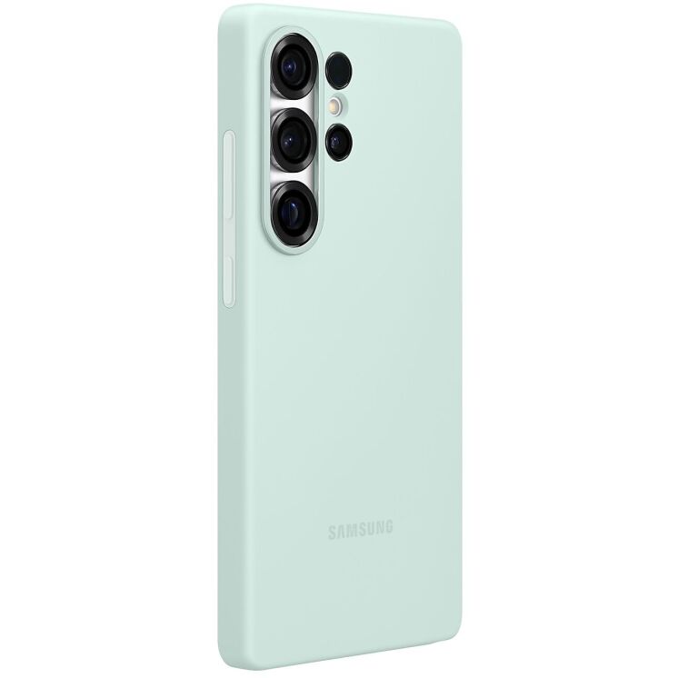 Защитный чехол Silicone Case для Samsung Galaxy S25 Ultra (S938) EF-PS938CMEGWW - Mint: фото 2 из 3