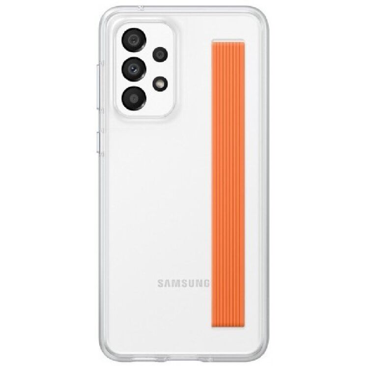 Защитный чехол Slim Strap Cover для Samsung Galaxy A33 (A336) EF-XA336CTEGRU - Transparent: фото 1 из 6