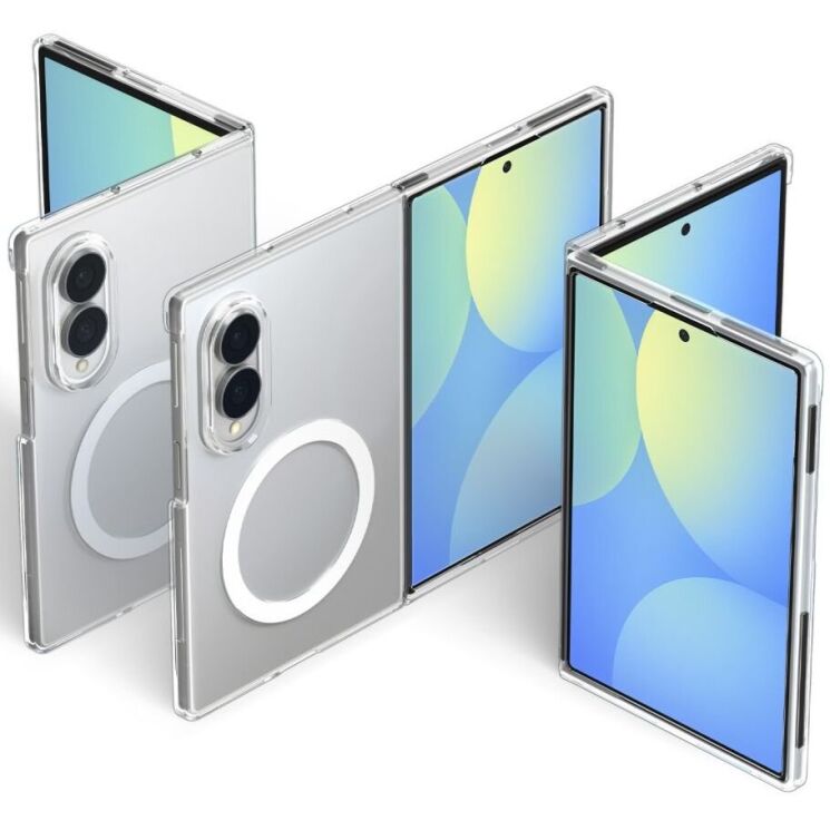 Защитный чехол Spigen AirSkin (MagFit) для Samsung Galaxy Fold 8 (ACS11952) - Clear (424554C) Защитный чехол Spigen AirSkin (MagFit) для Samsung Galaxy Fold 8 (ACS11952) - Clear: фото 3 из 13