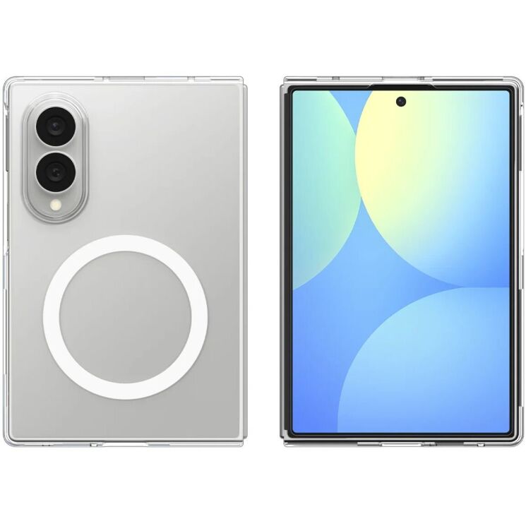 Защитный чехол Spigen AirSkin (MagFit) для Samsung Galaxy Fold 8 (ACS11952) - Clear (424554C) Защитный чехол Spigen AirSkin (MagFit) для Samsung Galaxy Fold 8 (ACS11952) - Clear: фото 4 из 13
