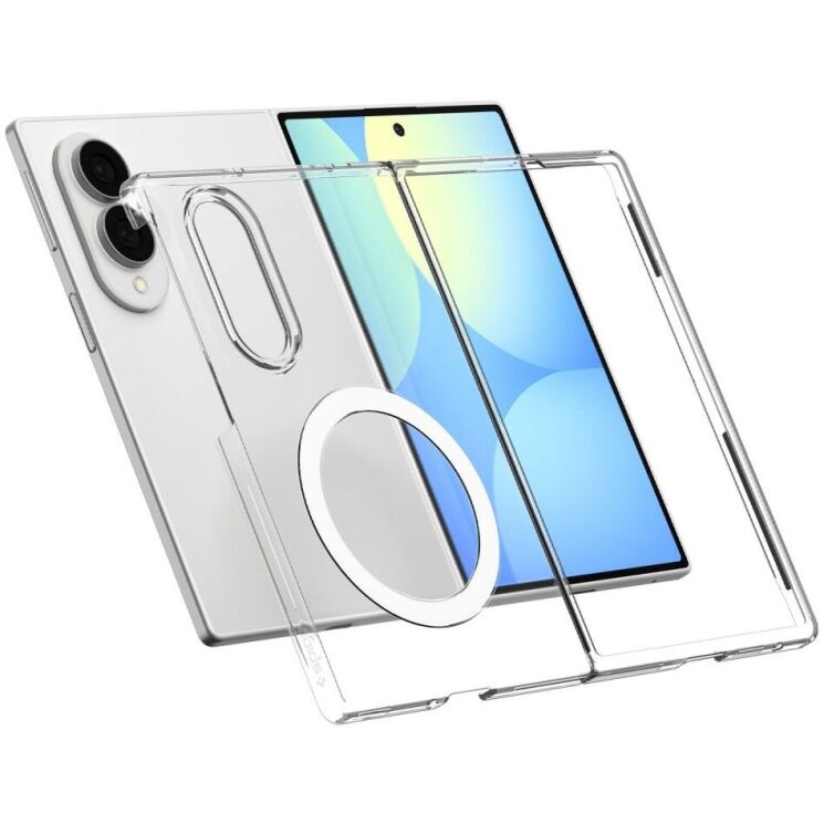 Защитный чехол Spigen AirSkin (MagFit) для Samsung Galaxy Fold 8 (ACS11952) - Clear (424554C) Защитный чехол Spigen AirSkin (MagFit) для Samsung Galaxy Fold 8 (ACS11952) - Clear: фото 5 из 13
