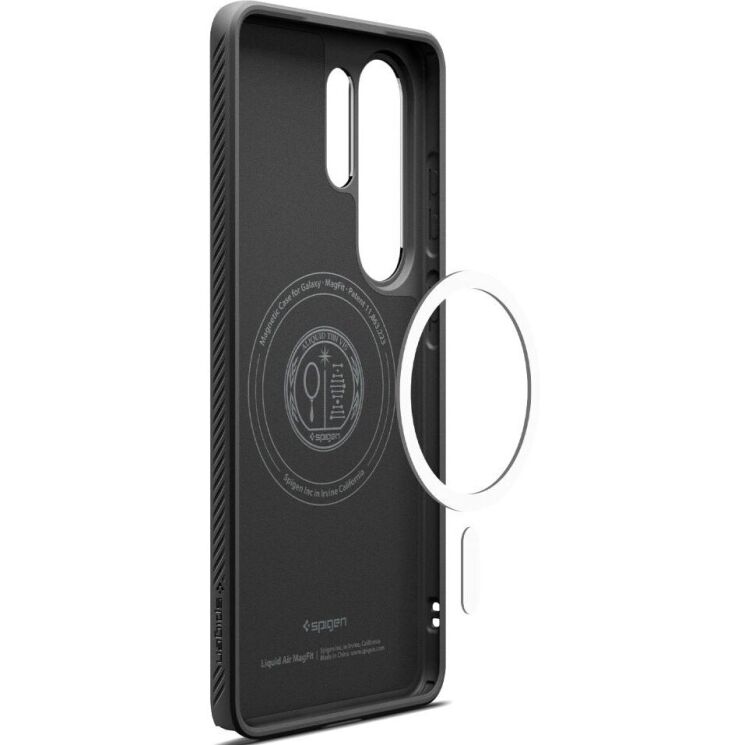 Захисний чохол Spigen Liquid Air (MagFit) для Samsung Galaxy S26 Ultra (S948) ACS10674 - Matte Black: фото 4 з 16