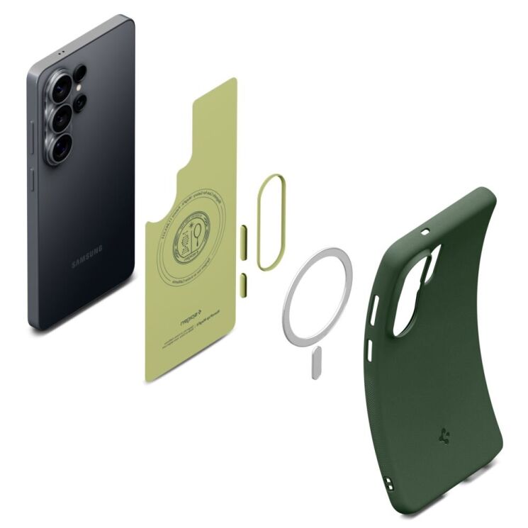 Защитный чехол Spigen Nano Pop (MagFit) для Samsung Galaxy S26 Ultra (S948) ACS11039 - Avo Green: фото 5 из 14