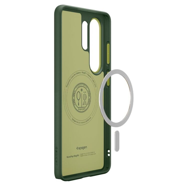 Защитный чехол Spigen Nano Pop (MagFit) для Samsung Galaxy S26 Ultra (S948) ACS11039 - Avo Green: фото 4 из 14