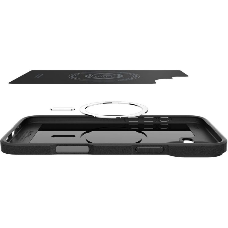 Защитный чехол Spigen (SGP) Core Armor (MagFit) для Apple iPhone 16 - Matte Black: фото 7 из 13