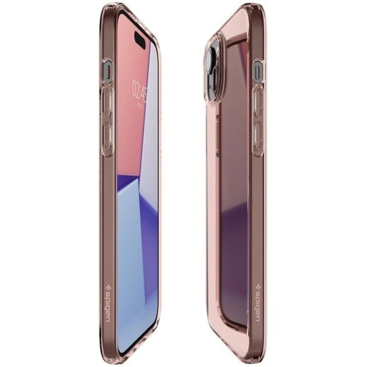 Защитный чехол Spigen (SGP) Crystal Flex для Apple iPhone 15 Plus - Rose Crystal: фото 12 из 12