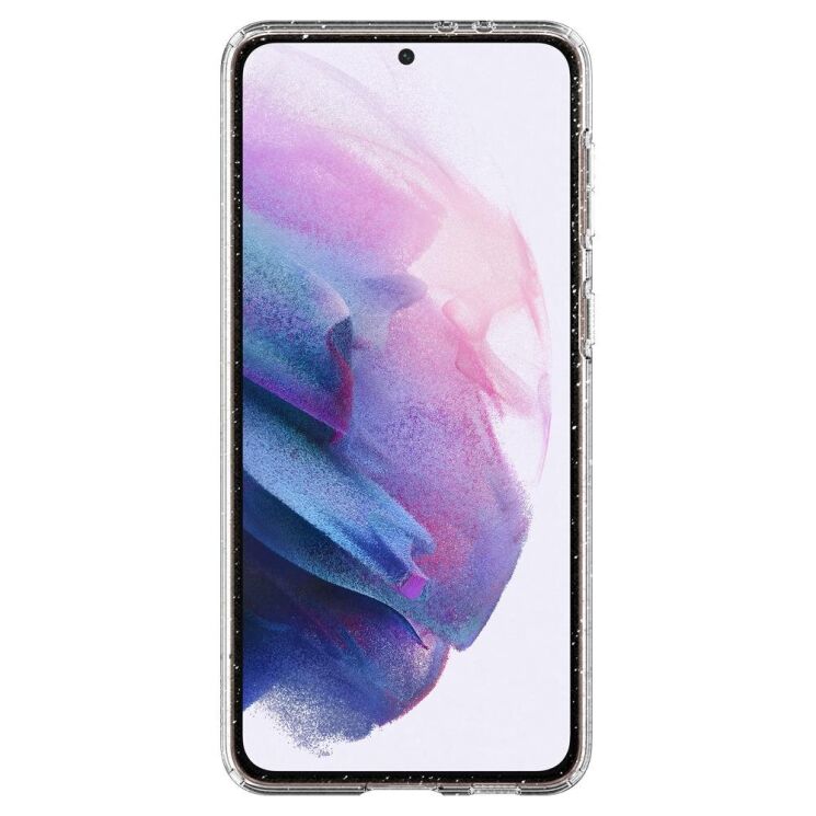 Защитный чехол Spigen (SGP) Liquid Crystal Glitter для Samsung Galaxy S21 (G991) - Crystal Quartz: фото 3 из 7