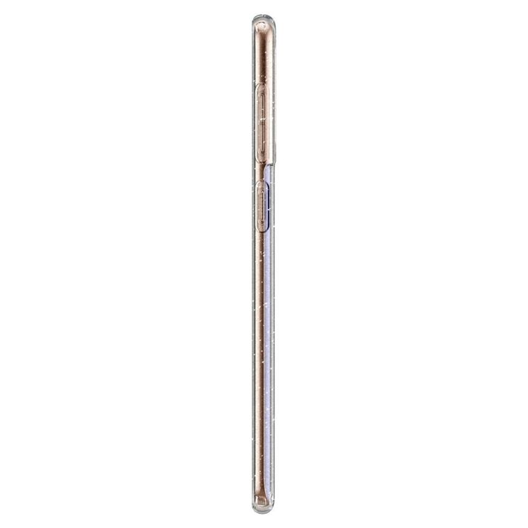 Защитный чехол Spigen (SGP) Liquid Crystal Glitter для Samsung Galaxy S21 (G991) - Crystal Quartz: фото 4 из 7