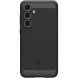 Защитный чехол Spigen (SGP) Rugged Armor для Samsung Galaxy S24 FE (S721) - Black (367584B). Фото 2 из 16