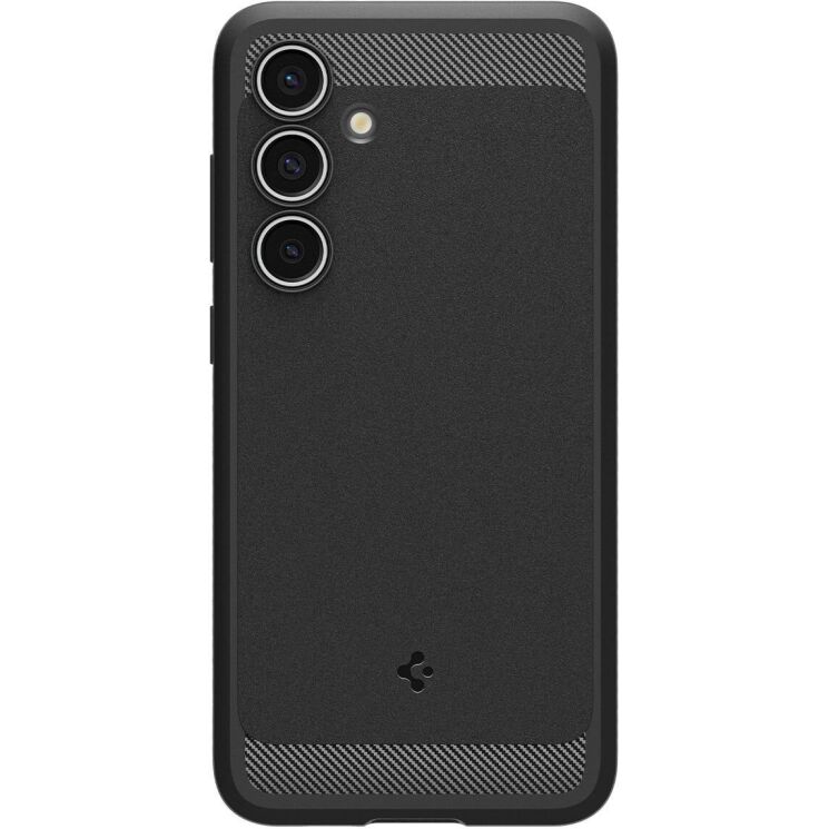 Защитный чехол Spigen (SGP) Rugged Armor для Samsung Galaxy S24 FE (S721) - Black: фото 2 из 16