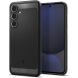 Защитный чехол Spigen (SGP) Rugged Armor для Samsung Galaxy S24 FE (S721) - Black (367584B). Фото 1 из 16