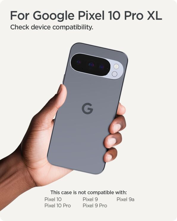 Захисний чохол Spigen (SGP) Rugged Armor (MagFit) для Google Pixel 10 Pro XL (ACS09721) - Matte Black: фото 11 з 17
