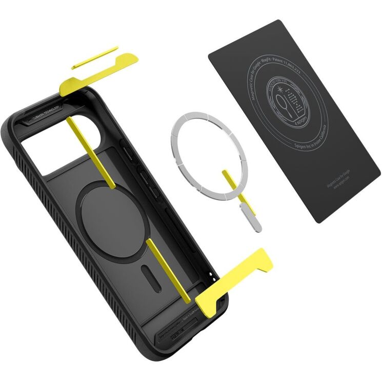 Захисний чохол Spigen (SGP) Rugged Armor (MagFit) для Google Pixel 10 Pro XL (ACS09721) - Matte Black: фото 7 з 17
