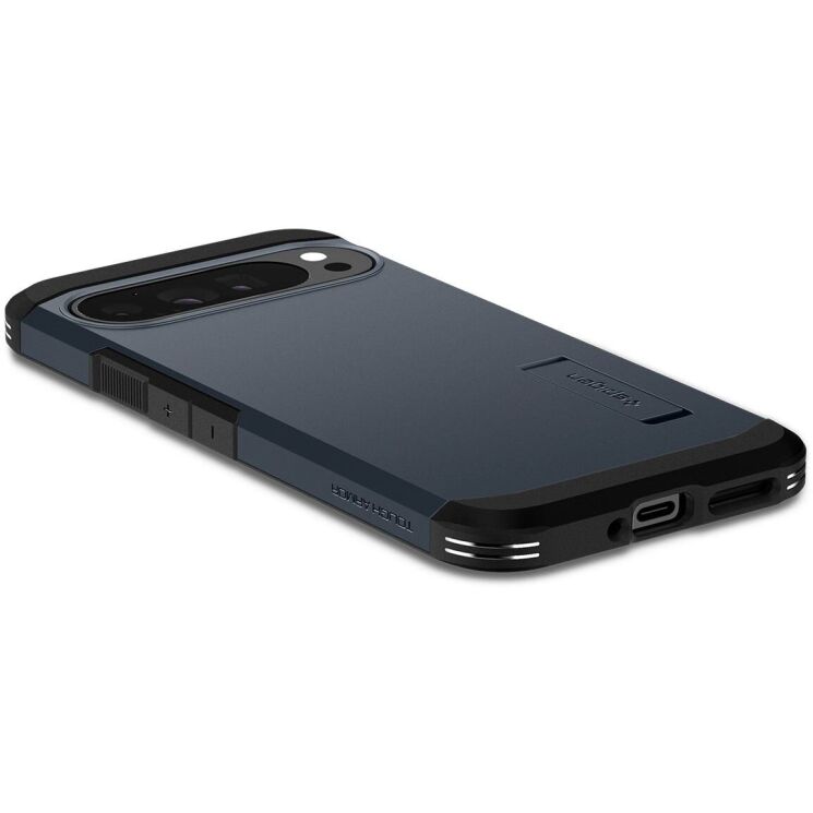 Защитный чехол Spigen (SGP) Tough Armor для Google Pixel 9 Pro XL - Metal Slate: фото 7 из 16