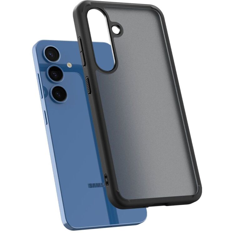 Захисний чохол Spigen (SGP) Ultra Hybrid для Samsung Galaxy S25 Plus (S936) ACS08986 - Frost Black: фото 4 з 16