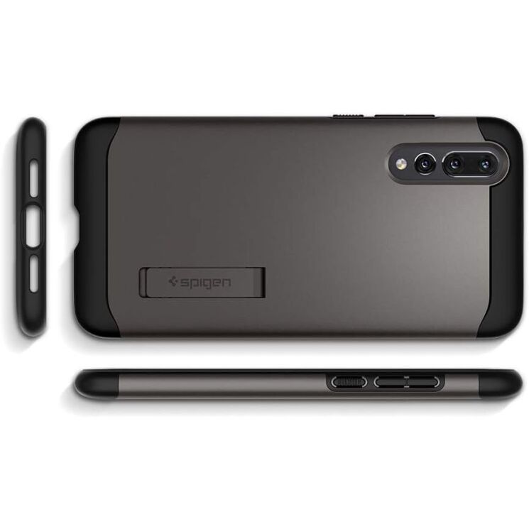 Захисний чохол Spigen Slim Armor для Huawei P20 Pro (L23CS24016) - Gunmetal: фото 9 з 9