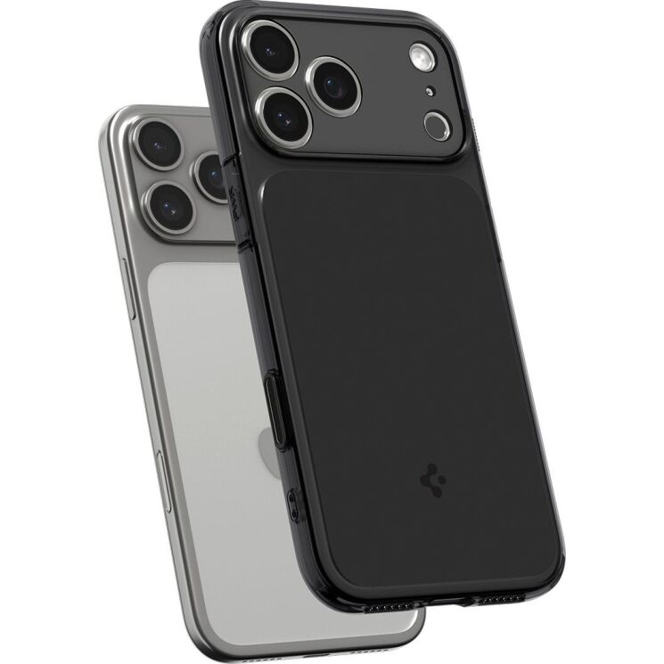 Защитный чехол Spigen Ultra Hybrid T MagFit для iPhone 17 Pro (ACS10345) - Matte Black: фото 5 из 13