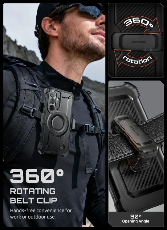 Защитный чехол Supcase Unicorn Beetle Pro MagSafe для Samsung Galaxy S26 (S942) 843439160842 - Black: фото 10 из 11