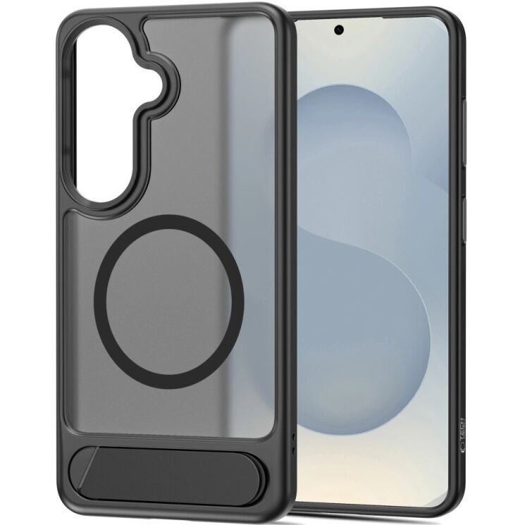 Защитный чехол Tech-Protect MagRack MagSafe для Samsung Galaxy S26 (S942) - Matte Black (407247B) Защитный чехол Tech-Protect MagRack MagSafe для Samsung Galaxy S26 (S942) - Matte Black: фото 2 из 9