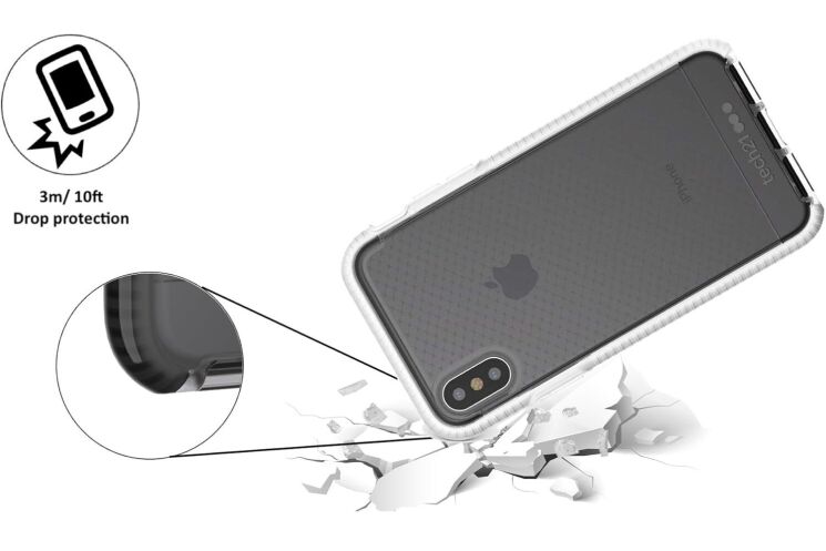 Защитный чехол Tech21 Evo Check для Apple iPhone X / iPhone XS - Black: фото 5 из 8