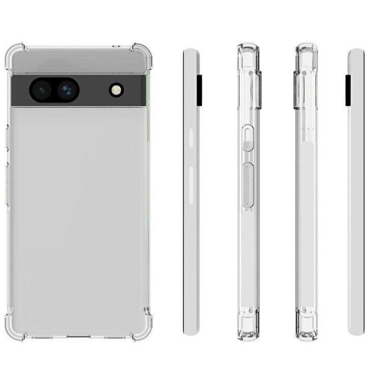 Захисний чохол UniCase AirBag Camera Сoverage для Google Pixel 7a - Transparent: фото 4 з 4