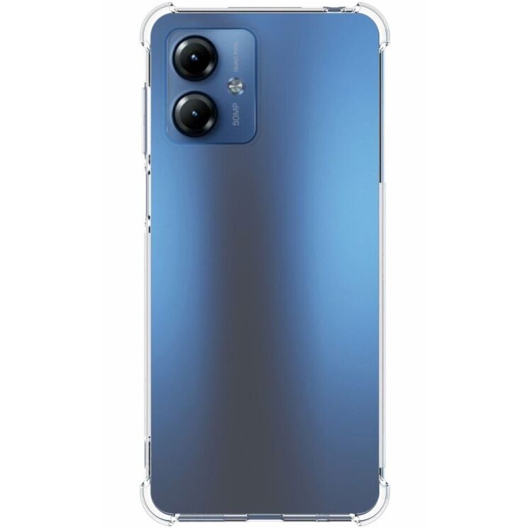 Защитный чехол UniCase AirBag для Motorola Moto G14 - Transparent: фото 2 из 5