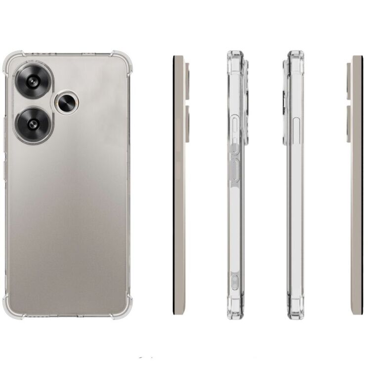Захисний чохол UniCase AirBag для Xiaomi Poco F6 - Transparent: фото 5 з 5