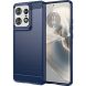 Защитный чехол UniCase Carbon для Motorola Edge 50 Pro - Blue (353624L). Фото 1 из 9