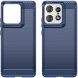 Защитный чехол UniCase Carbon для Motorola Edge 50 Pro - Blue (353624L). Фото 2 из 9