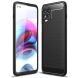 Защитный чехол UniCase Carbon для Motorola Moto G100 - Black (277904B). Фото 1 из 8