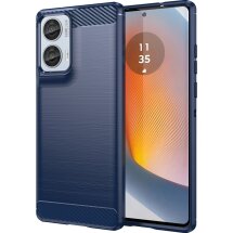 Защитный чехол UniCase Carbon для Motorola Moto G85 - Blue: фото 1 из 10