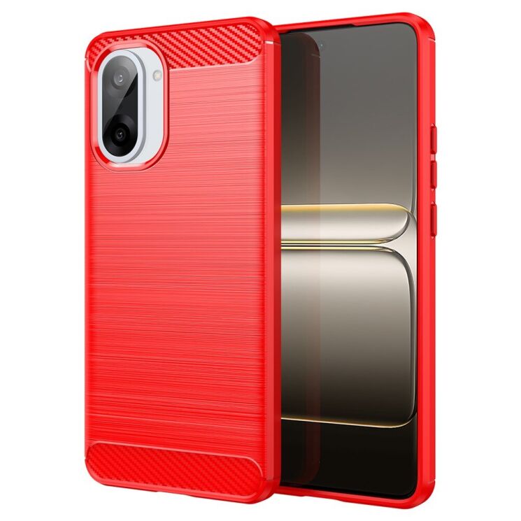 Захисний чохол UniCase Carbon для OnePlus Nord CE 5 / Ace 5 Racing - Red: фото 1 з 8