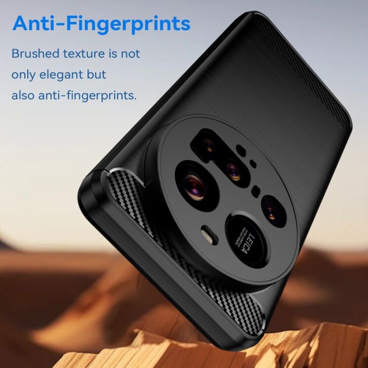 Защитный чехол UniCase Carbon для Xiaomi 15 Ultra - Red: фото 4 из 12