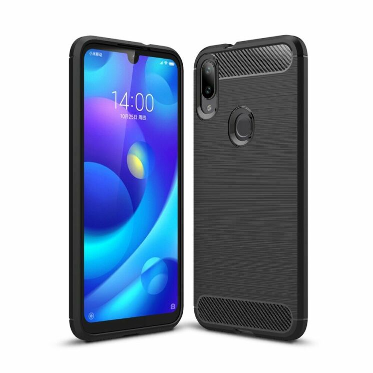 Защитный чехол UniCase Carbon для Xiaomi Mi Play - Black: фото 1 из 10
